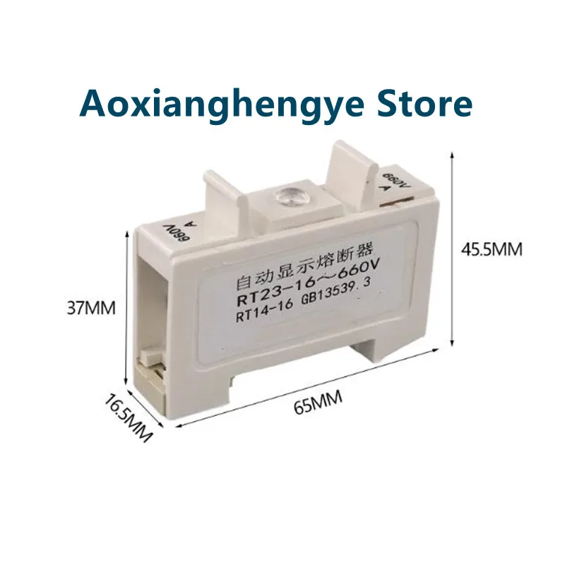 2PCS Automatic display fuse RT23-16 RT14-16 8.5X31.5 RO14 FB14 fuse base Brand new original