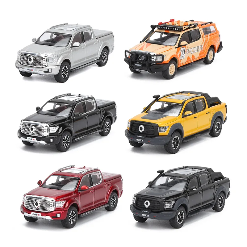 Original XCARTOYS 1:64 Alloy Car SUV Pickup Off-road Vehicle Qversion Mini Anime Action Figure Model Toys Gifts Collection