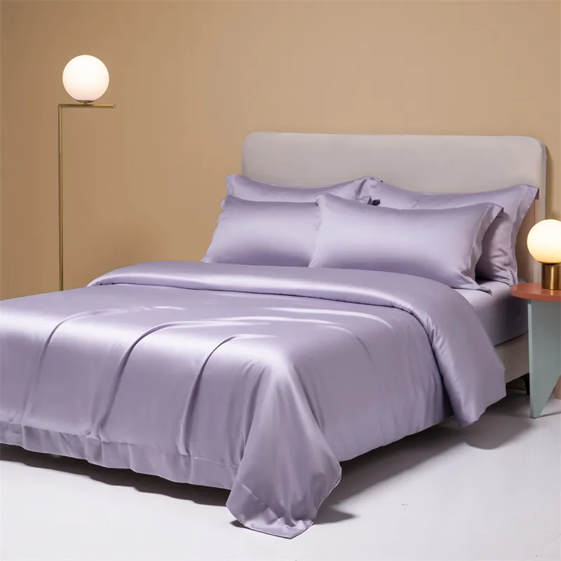 Luxury Bedding 100% Bamboo Duvet Cover 1PC Soild Colors Single Queen King Bed Cover Quilt Cover Soft Comfortable  Summer Cooling