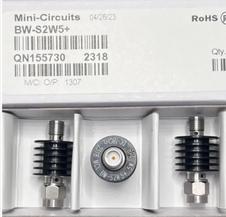 BW-S2W5+ Frequency range 0Hz~18GHz, power 5W, impedance 50Ω, attenuation value 2dB