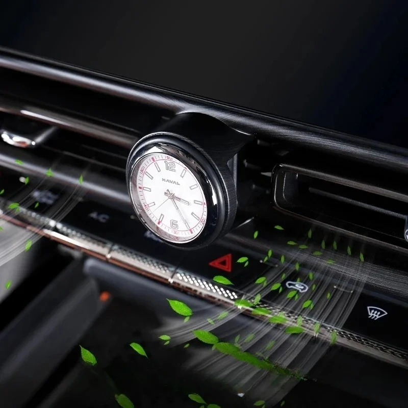 SOVOB Central Control Air Outlet Quartz Watch Clock for Great Wall Haval H9 2024-2025 Interior Modification Accessories