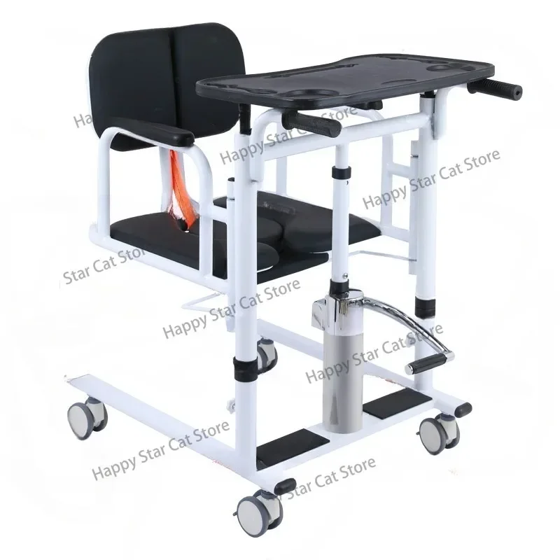 

Transfer machine for elderly care, paralyzed, bedridden, and disabled patients, multifunctional hydraulic lifting transfer chair