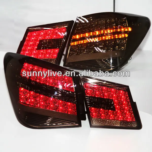 

For CHEVROLET LED 09-12 Cruze Tail Light V2 Type All Smoke Black