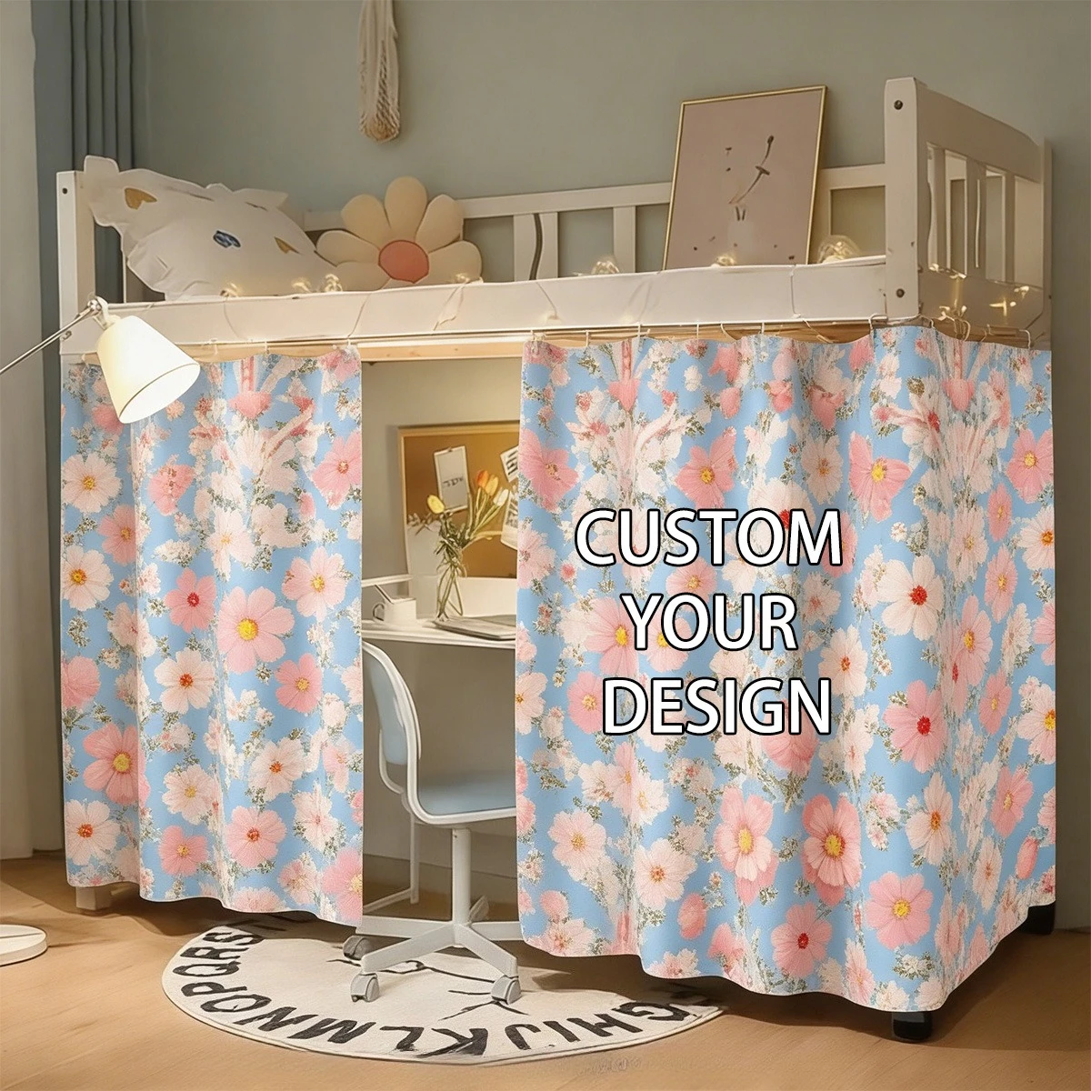 2D FLAT 1pc/2pcs/3pcs Tirai Te - Blackout Curtains ulasan dan harga
