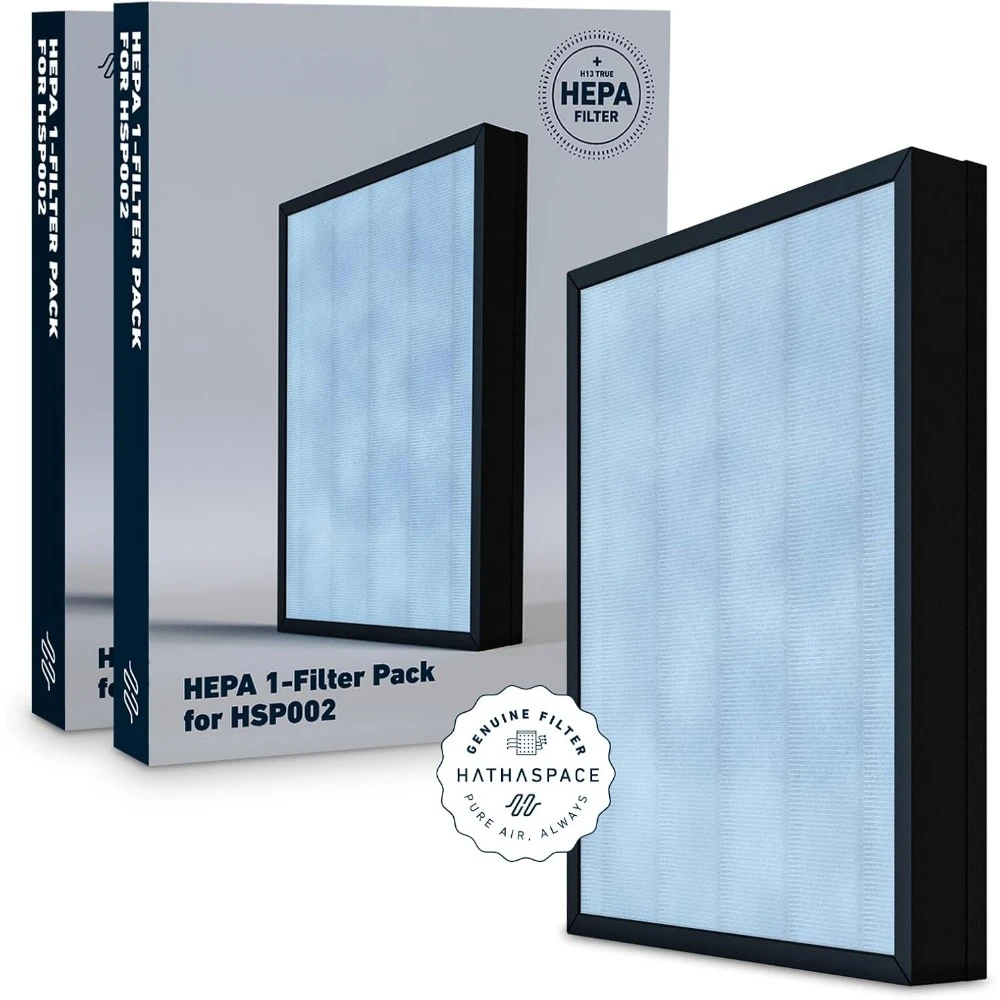 Certified Replacement Filter for HSP002 Smart True HEPA Air Purifier 2.0 (H13 True HEPA), 2 Pack