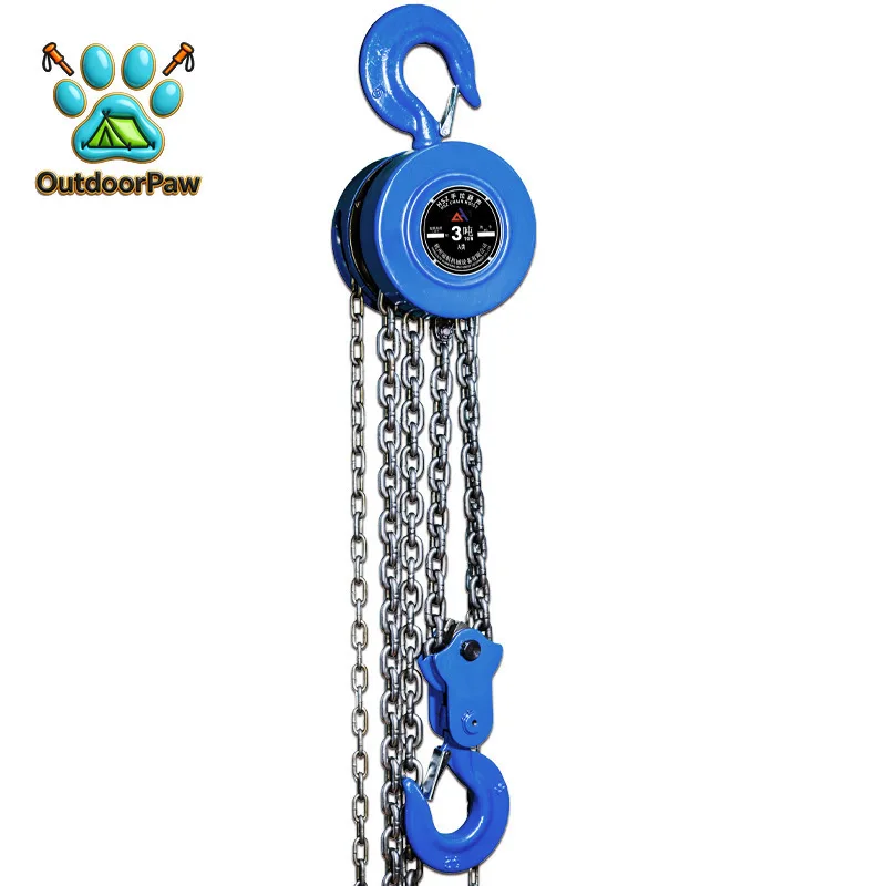 HSZ type chain hoist 1 ton 2t3t5t manual lifting upside down round chain hoist