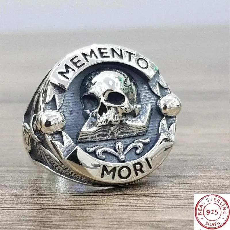 

European American Hot Sale Skull Ring, Alloy Material, Unisex Punk Style Skull Head Fashion Jewelry