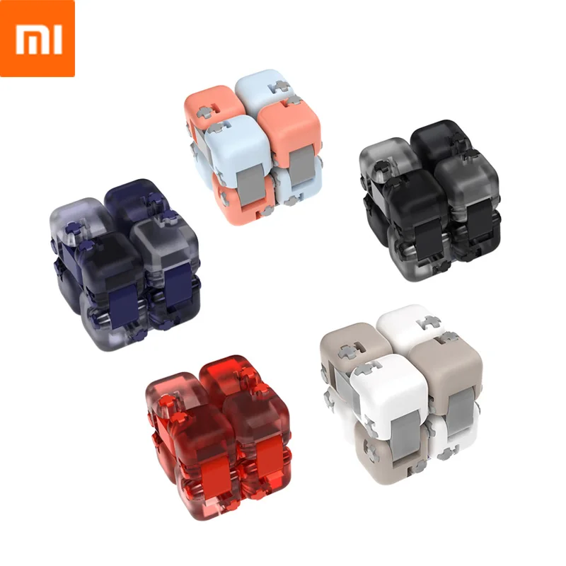 Красочные строительные блоки Xiaomi Mitu Spinner, игрушка-антистресс для пальцев, игрушка-головоломка для снятия напряжения, кубик для сборки, игрушка-Спиннер для пальцев