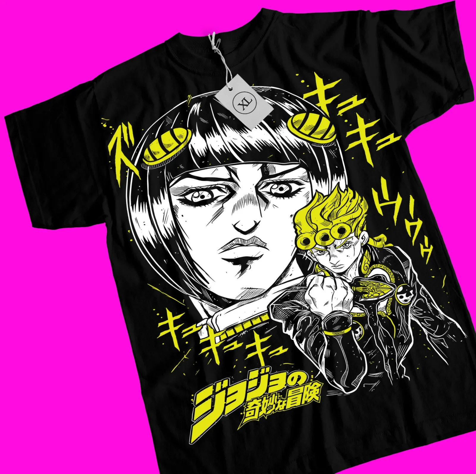 T-Shirt Giorno Giovanna JoJo's Bizarre T-Shirt Manga Graphic Tee