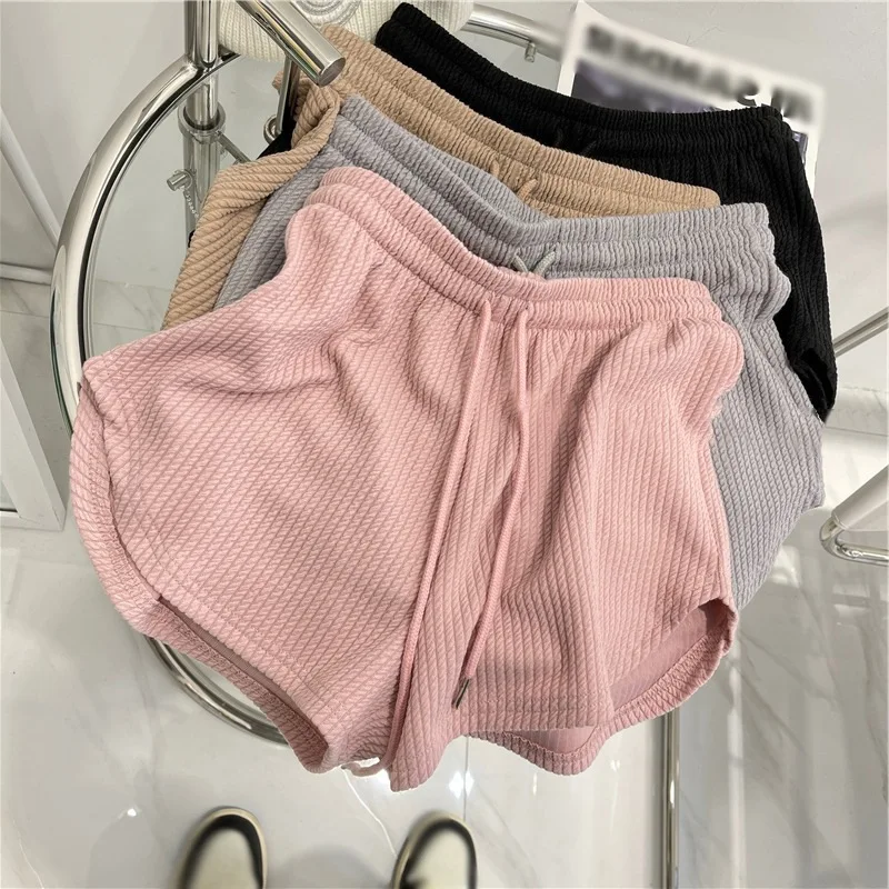 Summer Teen Kids Girls Casual Bottoms Shorts Children Solid Color Breathable Shorts Casual Elastic Waist Sports Short Pants