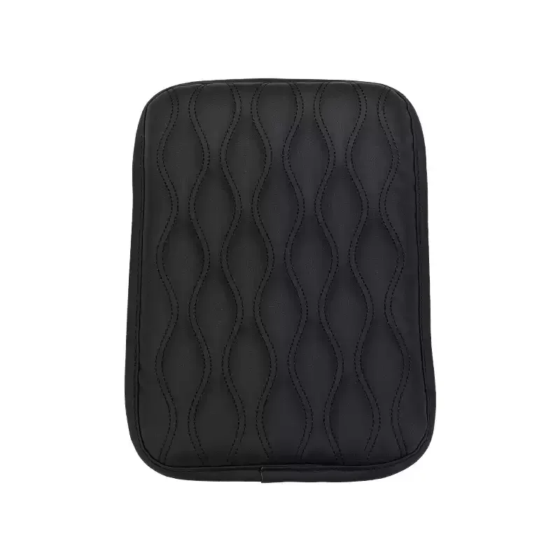 Almohadilla para reposabrazos de coche de cuero PU, cojín suave para reposabrazos de coche, consola central Universal, estera antiarañazos, protección, soportes antideslizantes para manos