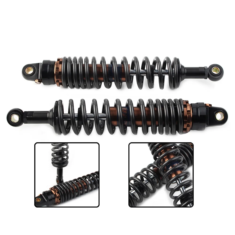 

360MM Motorbike Rear Suspension Adjustable Air Damper 1Pair For Yamaha Suzuki Honda ATV Go Kart Rear Shock Absorbers Replacement