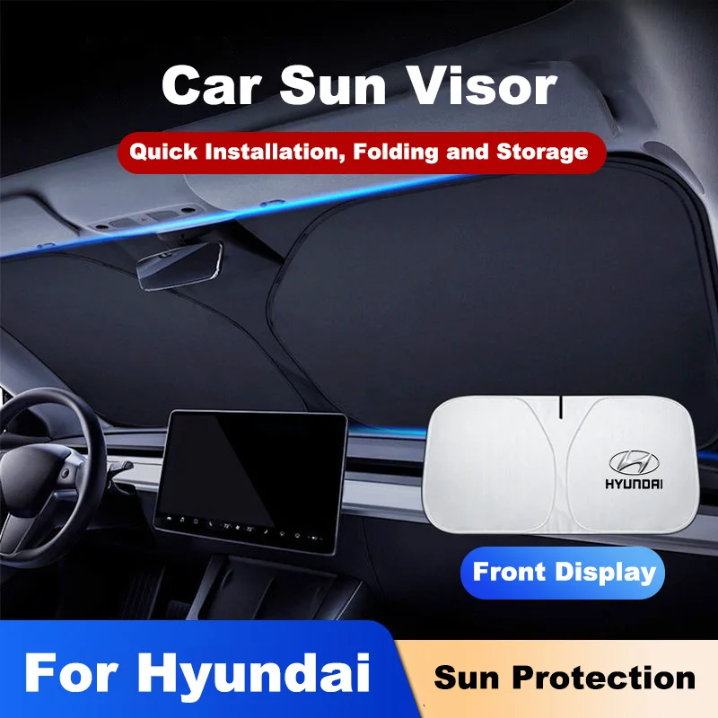 

Car Window Sun Shade Windshield Snow Ice Anti-UV Protection For Hyundai Creta Ix35 Ix45 I10 I30 I40 Tucson Santa Fe Azera Creta