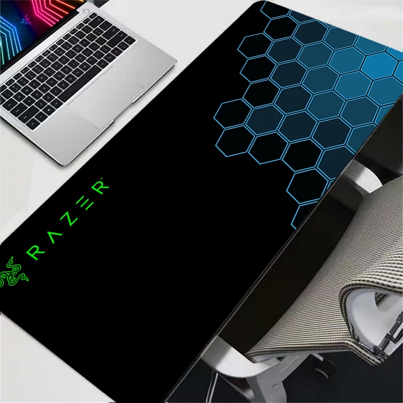 رازر ماوس الوسادة الكمبيوتر المحمول أنيمي مسدس لوحة المفاتيح ماوس حصيرة كبيرة الماسح ماوس لوحة المفاتيح اللاعبين الديكور جديد حصيرة مكتبية #3