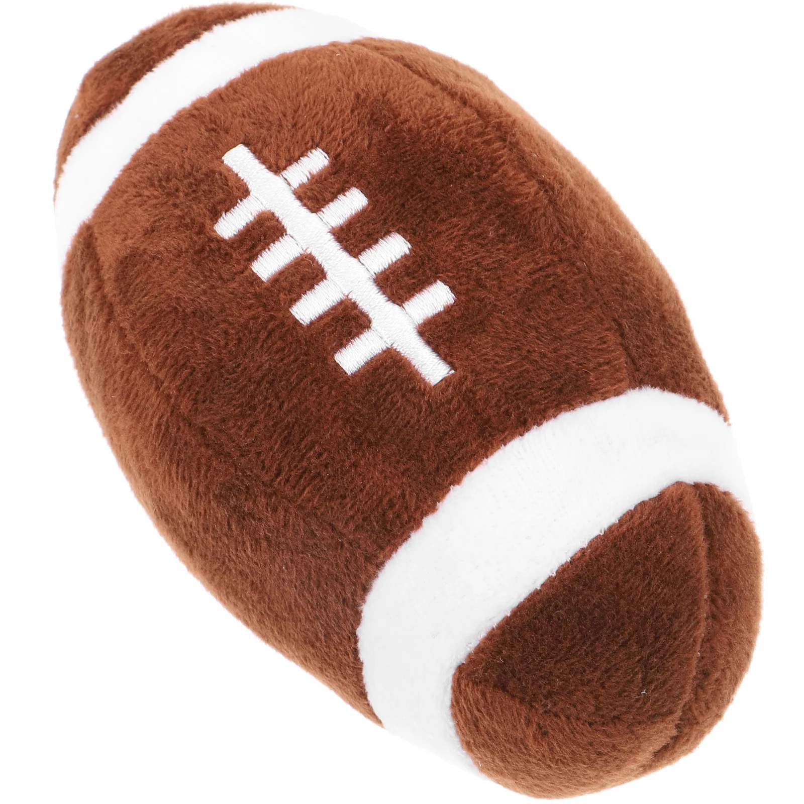 

Pet Ball Toy Dog Teething Rugby Plush Toys Funny Puppy Stuffed Biting Exercising Football