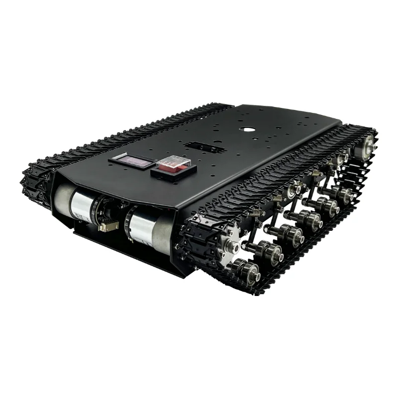 TS700 全金属製無限軌道シャーシ、ロボティクスオープンソース開発プラットフォーム、リモートコントロール ATmega328P
