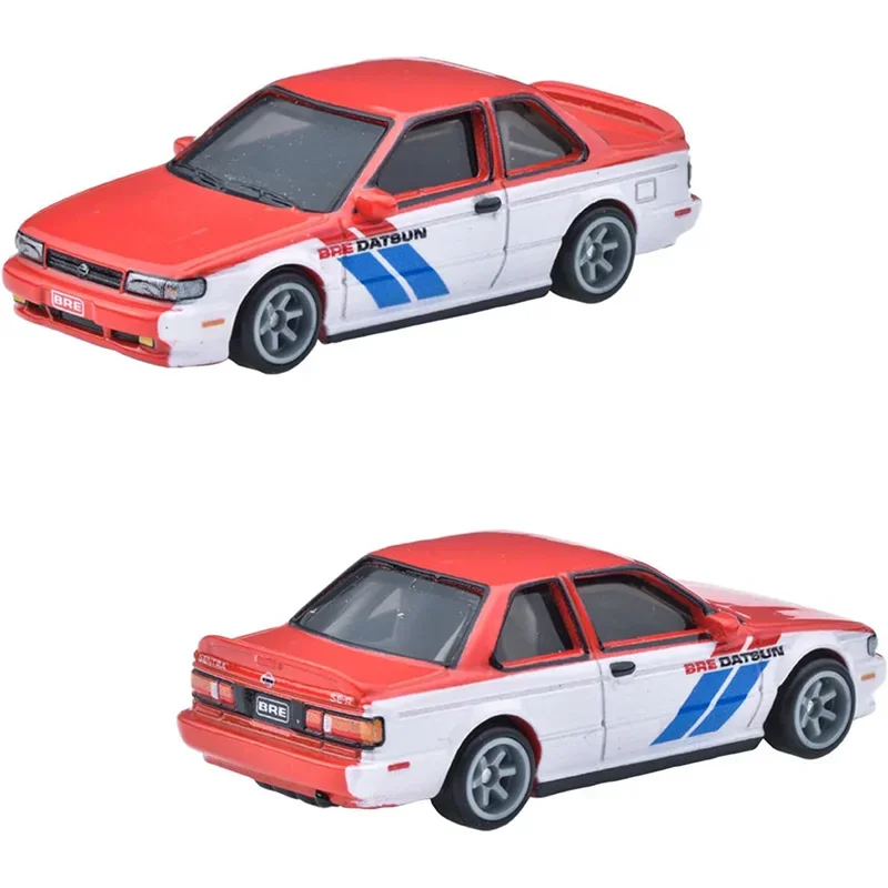 Original Hot Wheels Premium Car Diecast 1/64 Toys Boys BRE DATSUN Wagon Nissan Sentra SE-R Sakura Sprinter Diesplay Set Model