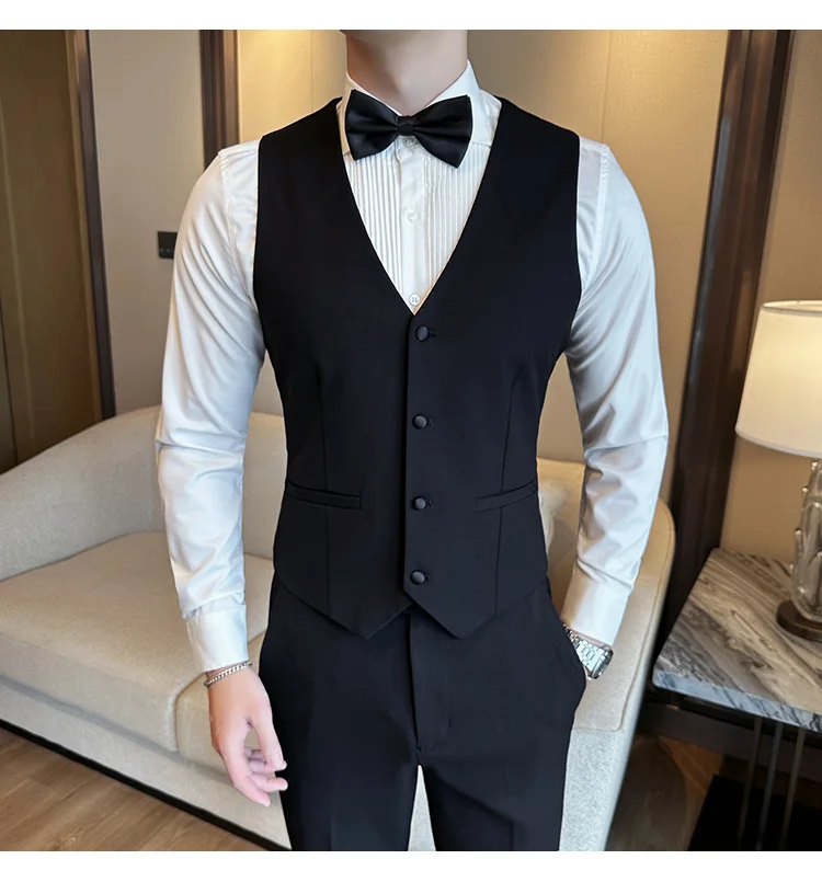 Tailor-Made Slim Fit Suit for Men, Pants Tuxedos, Formal Business,Male Wedding, Beige Jackets, Men Clothing, High Quality, 2 Pcs