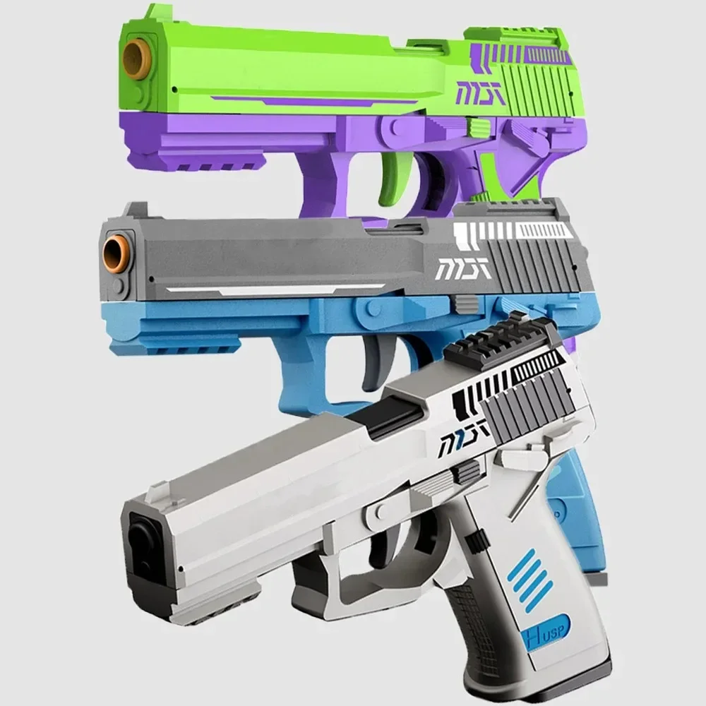 Shell Auswerfen Spielzeug Pistole Kugeln für M1911 SIG17 USP Spielzeug Pistole Wiederverwendbare Zubehör Schießen Spiel Weihnachten Geschenke für Kinder Erwachsene – Detail 15
