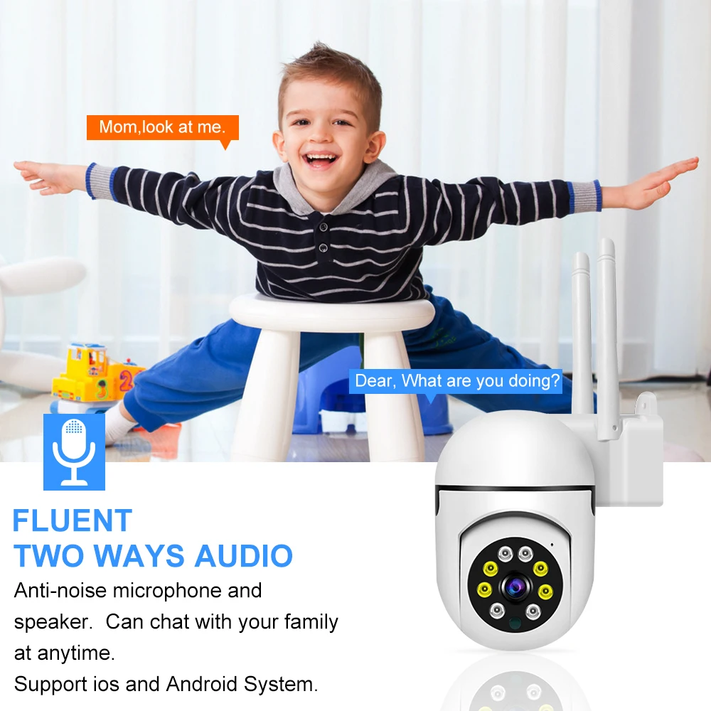 5G Tuya 3MP/4MP WiFi Smart IP Camera AI Menselijke detectie Kleur Nachtzicht Bewakingscamera Smart Leven Babyfoon Smart Home