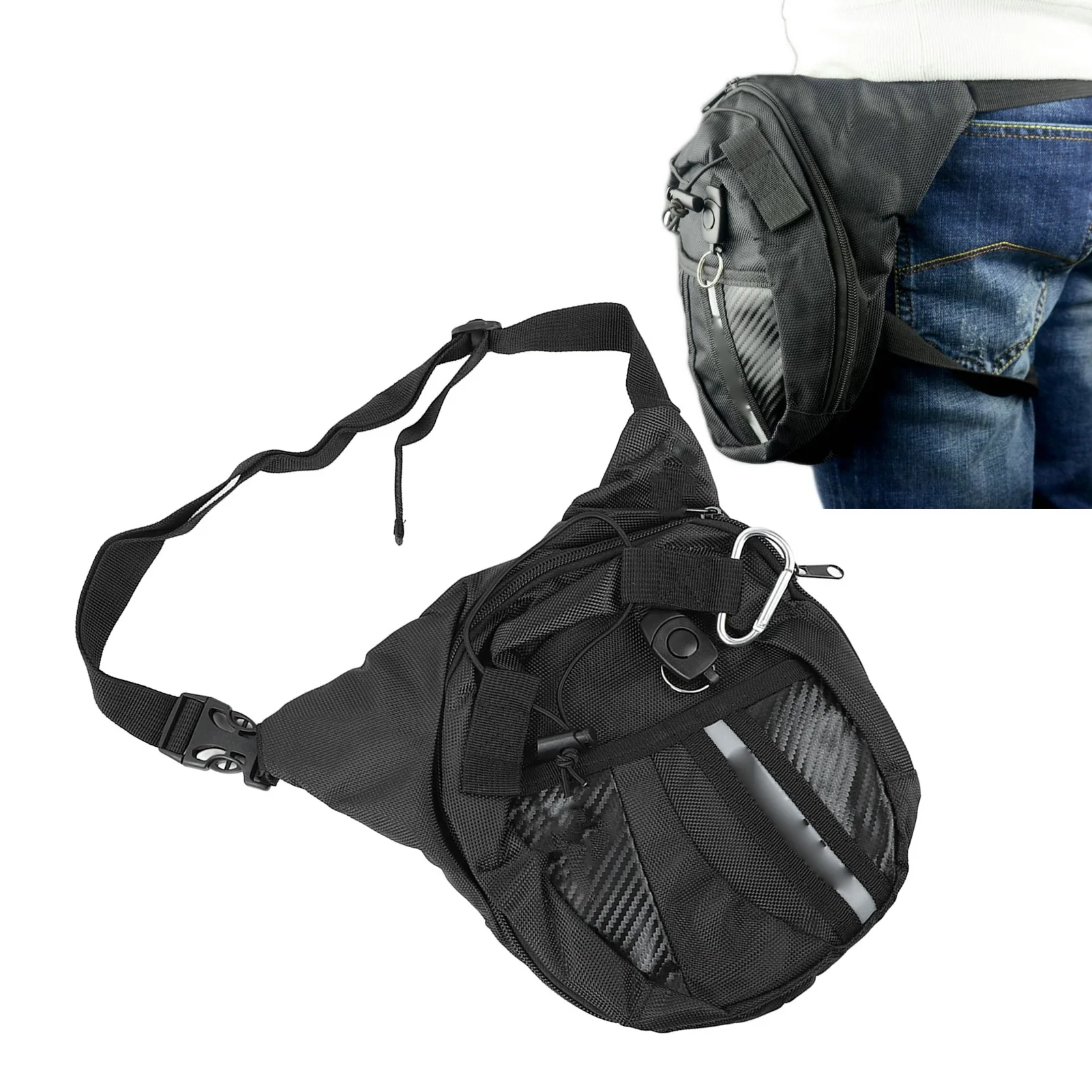 

Camping Leg Bag Drop Leg Bag Cycling Storage Waist Pack for Outdoor Camping Mountaineering Motorcycle Riding Cycling Waist Pack