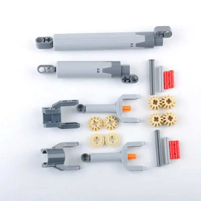 22PCS DIY Technical Push Rod set Linear Actuator Dynamic Telescopic Rod Screw Lifter MOC Building Block Parts 61904 92693 61927