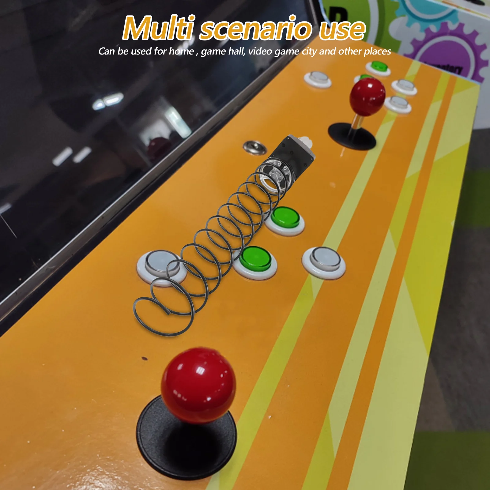 

Motor Spring Screw Rod Black For Game Console Pinball Machine Kits Vending Gaming Machine Repair Parts Accessories