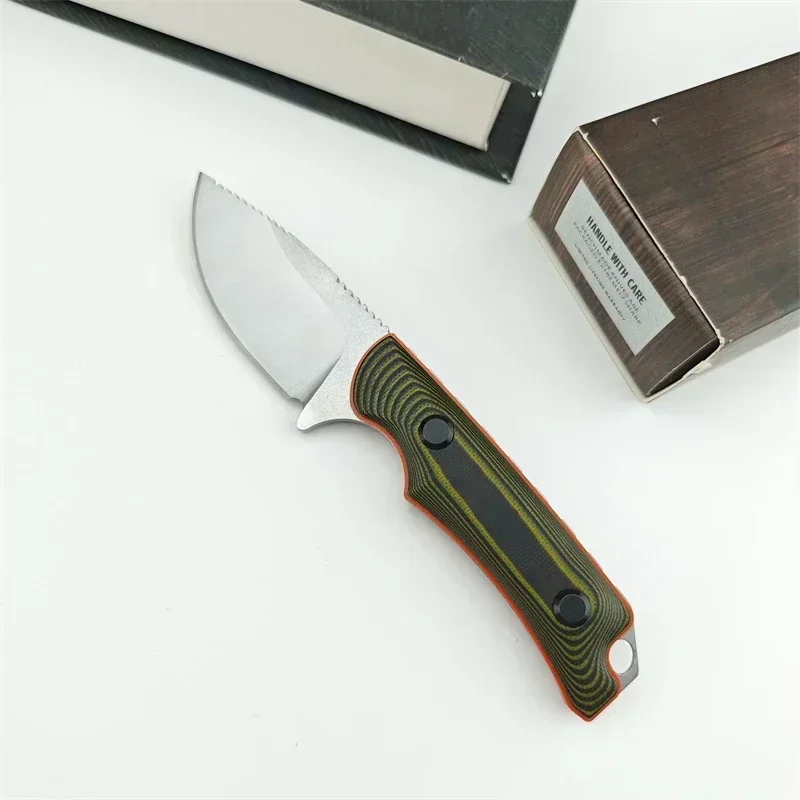 BM 15017 Pisau Pisau Tetap Taktis 2.79 "Pisau CPM-S30V Luar Ruangan EDC Pisau Alat Penting Bertahan Hidup Berkemah dengan Sarung