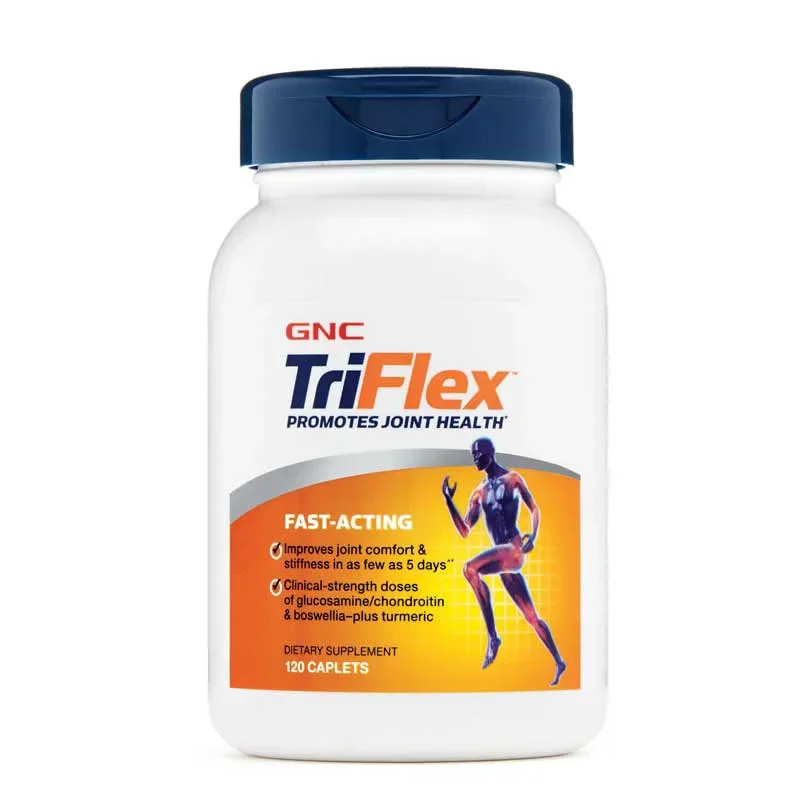 

GNC TriFlex Joint Nutrients, 240 Caplets, Glucosamine and Chondroitin - Plus MSM, Promotes Joint Health, Fast Relieve Joint Pain