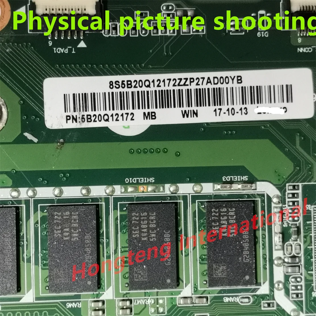 5B20Q12172 8S5B20Q12172  for Lenovo Yoga 720-12IKB Series Laptop Motherboard i5-7200U  SR342 Processor 8GB RAM Tested