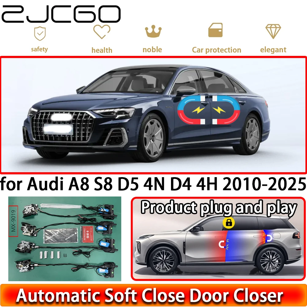 

for Audi A8 S8 D5 4N D4 4H 2010-2025 OEM Soft Close Door Kit Power Closing Latch System Auto Pull Door Easy Close Plug & Play