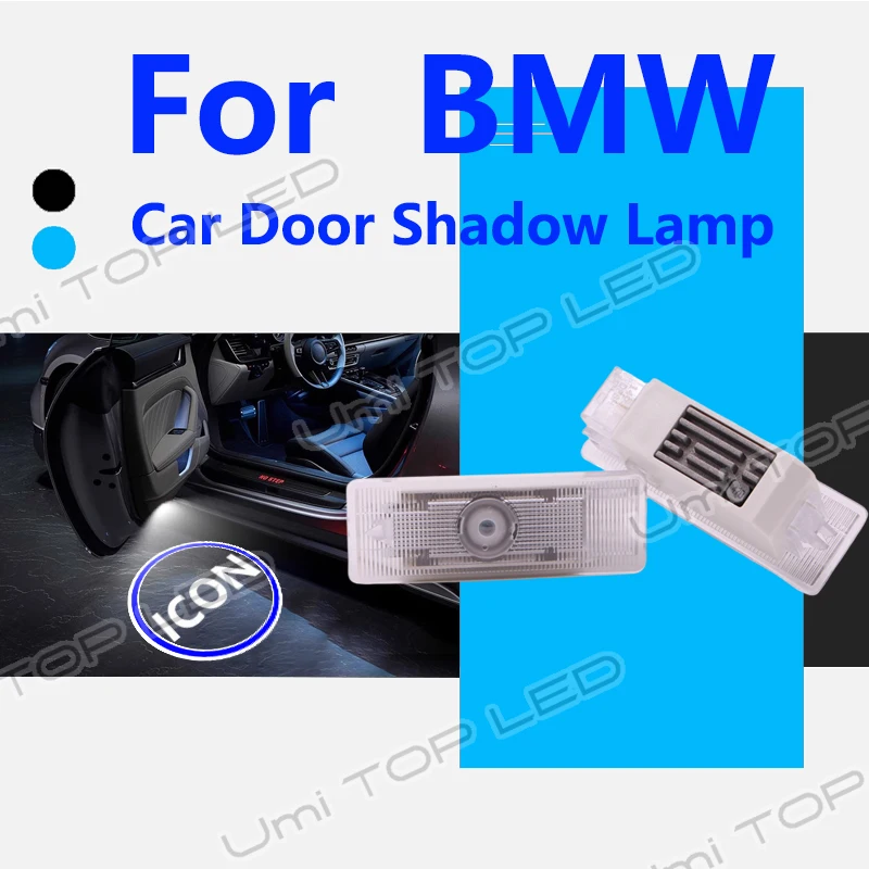 For BMW X5X6X1X7X4X3 1/2/3/4/6 8 7 5Series M3M4M5M6M8 G30 LED Car Door Welcome Shadow Logo Light Projection Ghost Puddle Lamp HD