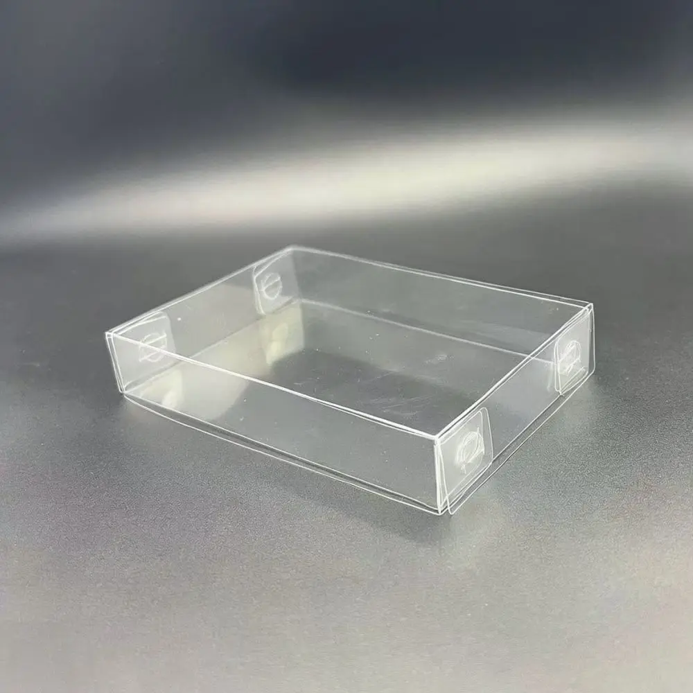 Rectangle Clear Storage Box With Lid Plastic Packaging Container For Retail Display Gift Present Organizer Case