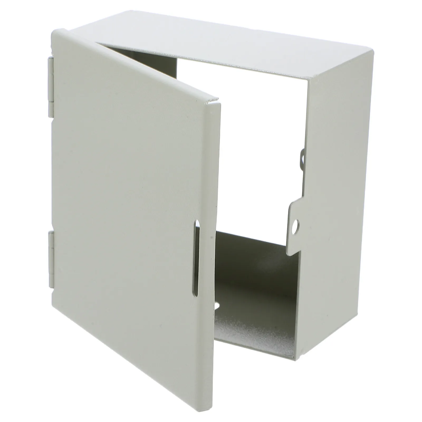 

Lockbox Metal Lockable Wall Socket Cover 4.8x4.7x2.8 Recessed Protective Heavy Duty Electrical Outlet Protector Plug Cover Case