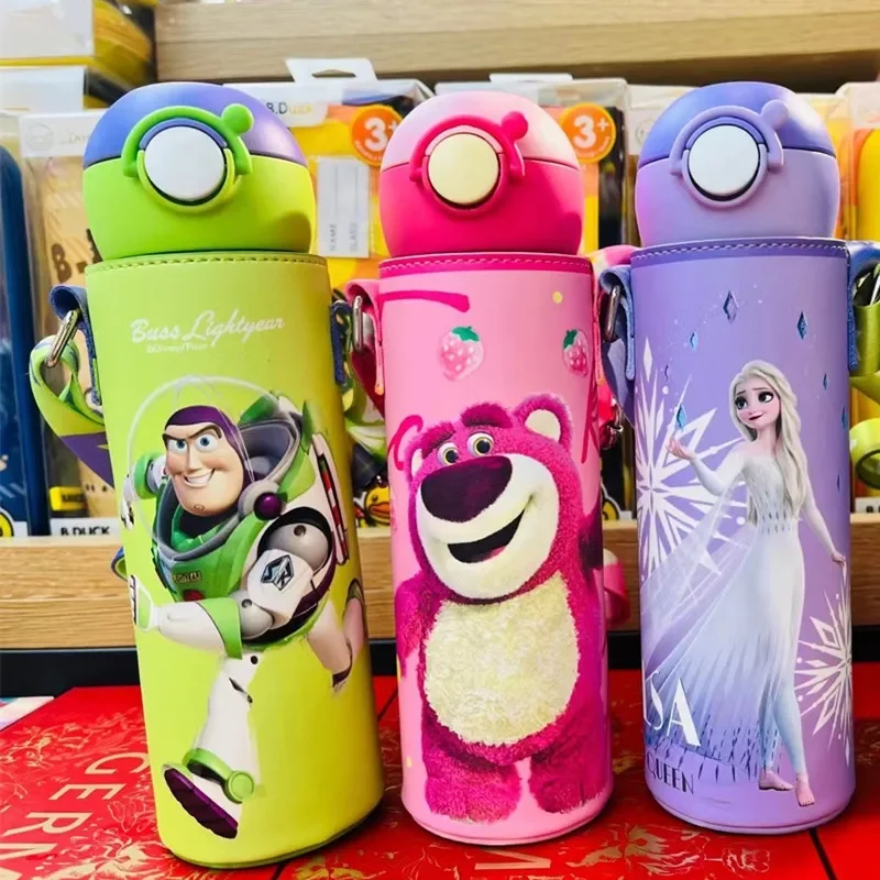 Disney Cartoon Cup 316 Stainless Steel Thermos Cup Vacuum Cup Toy Story Buzz Lightyear Boys and Girls Student Gifts