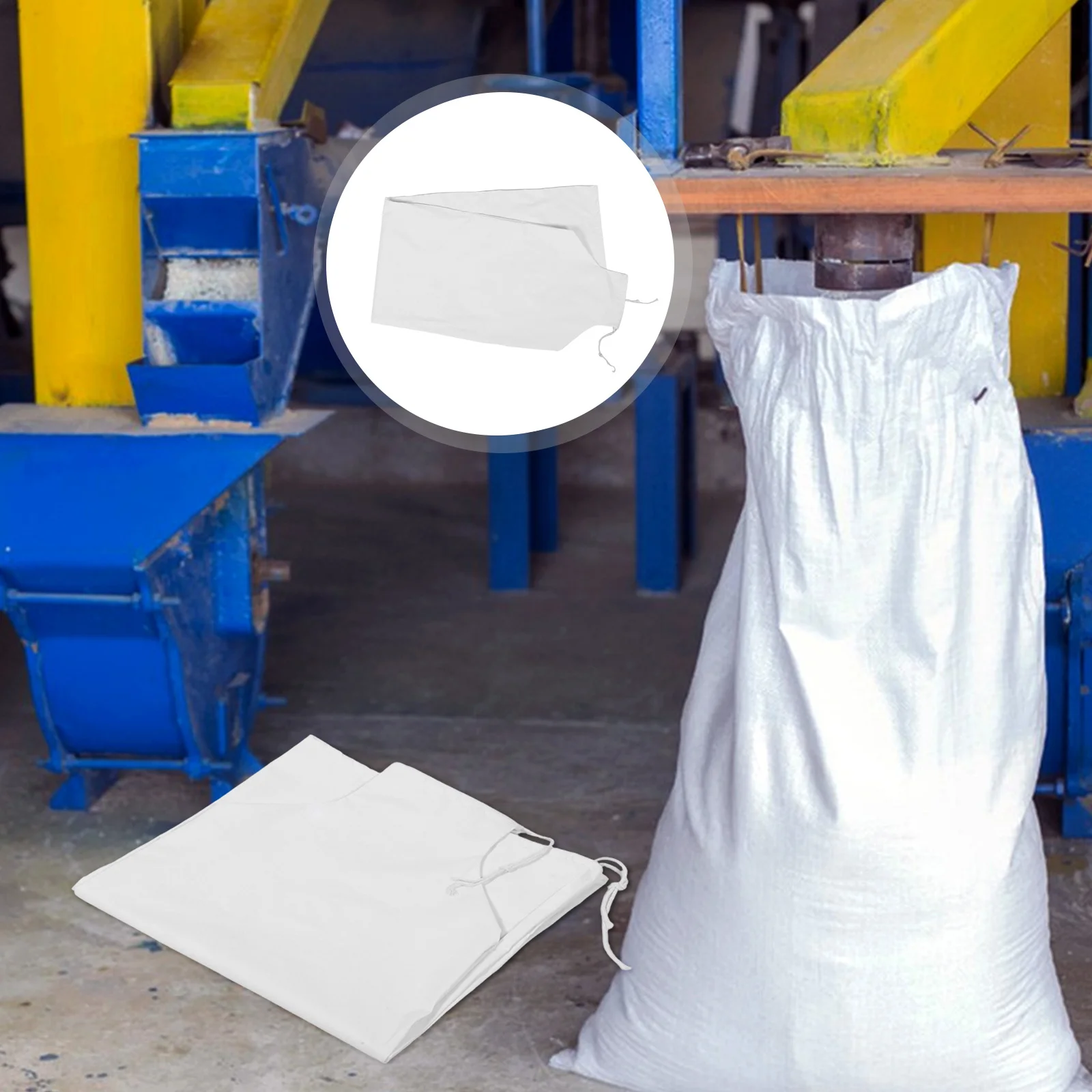 

Grain Mill Attachment Bag: Large Capacity Washable Dust Proof Pouch For Bulk Grinding Reusable Flour Mill Collection Bag