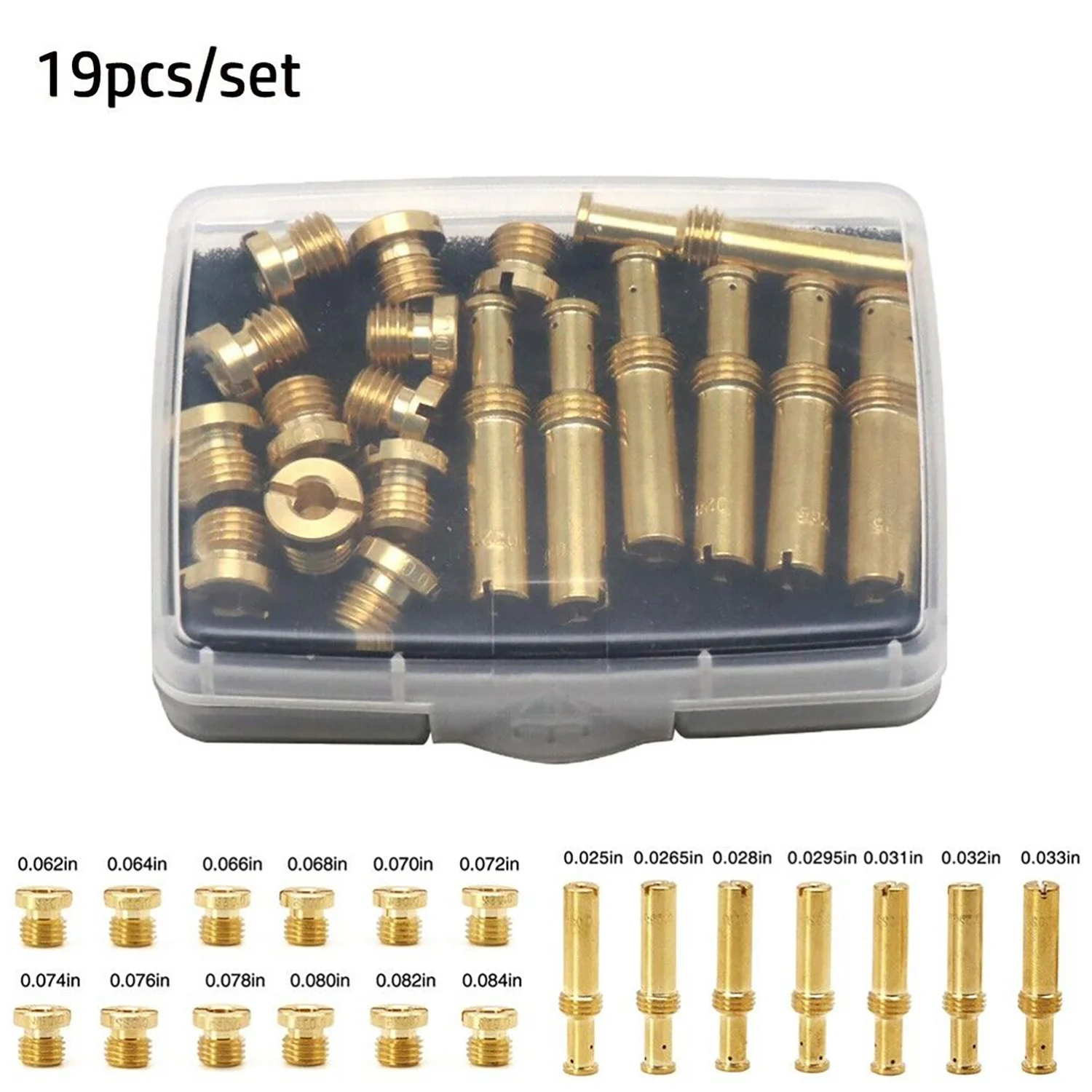 19pcs/set Carbs Carburetor Accessories Jetting Kit For S&S Cycle Super B E G Carburetors