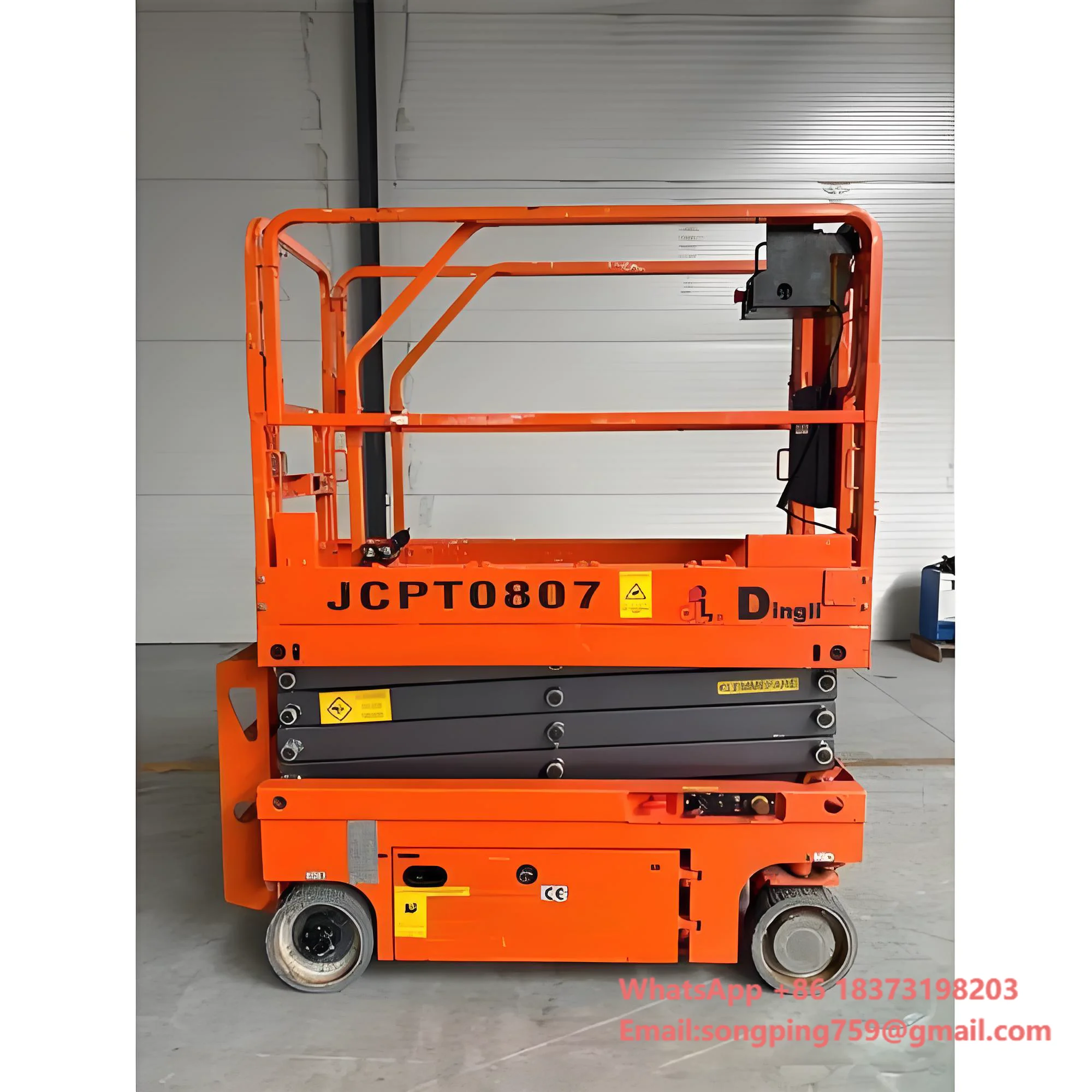 JCPT3225HRT Large Scissor Lifting Table Machine 32m Hybrid Aerial Working Platform