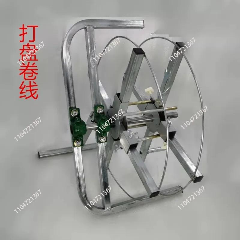 take-up-reel-for-fiber-optic-and-cable-with-hand-crank-design-1pcs