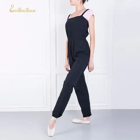 Autumn Winter Ballet Leotards For Women Ballet Dance Practice Clothes Dance/yoga/motion pants leg Pants Jumpsuit Adult