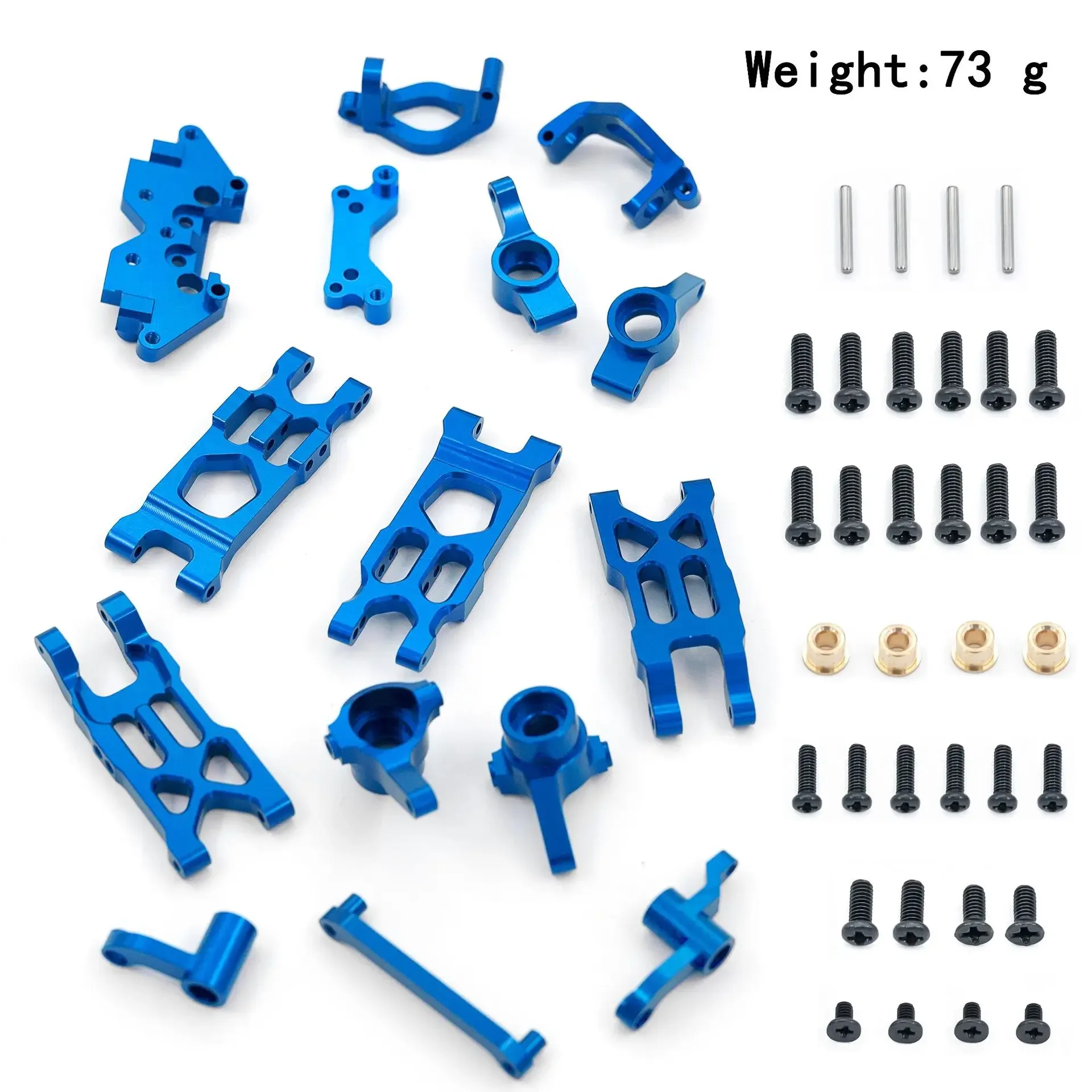 

GGRC 1/18 RC Car HBX 18859 18858 18857 18856 Full Set Metal Upgrade Parts Swing Arm Steering Cup Group C Base Axle Mount Shock B