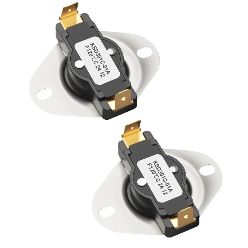 

581E 2511F002-201 Disc Thermostat Switches Replacement Temperature Limit Switches 120°F ON and 105°F Off Enduring