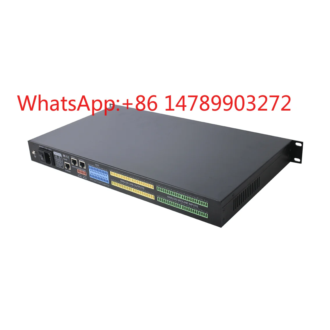 16 In 16 Out Dante DSP Processor Professional PA System Stage Sound Equipment
