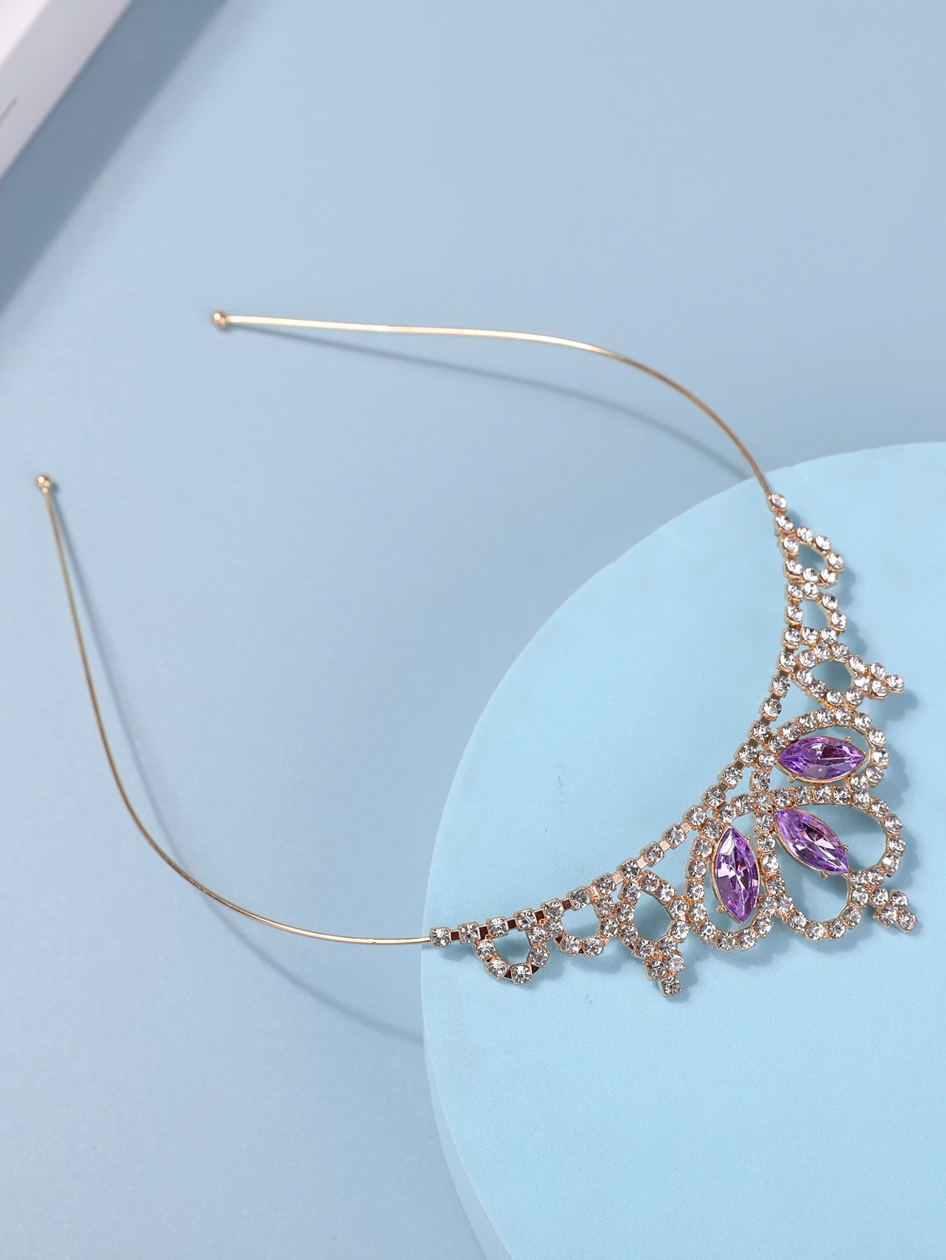 Frozen Princess Strass Krone Kopfschmuck Kinder Haarband Mädchen Aisha Stirnband Haarschmuck – Detail 13