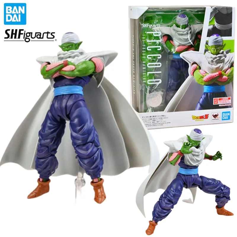 

Original BANDAI SHFiguarts Dragon Ball Z Piccolo Action Figure SHF Cape Super Hero PVC Anime Figurine Collectiblr Model Toy Gift