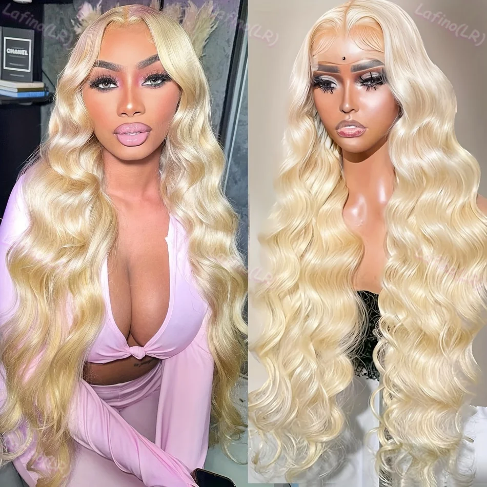 Blonde Wig 613 Lace Front Wig 100% Body Wave Human Hair Quality 30 40 Inch 13x6 Hd Lace Loose Deep Wave Frontal Wigs For Women