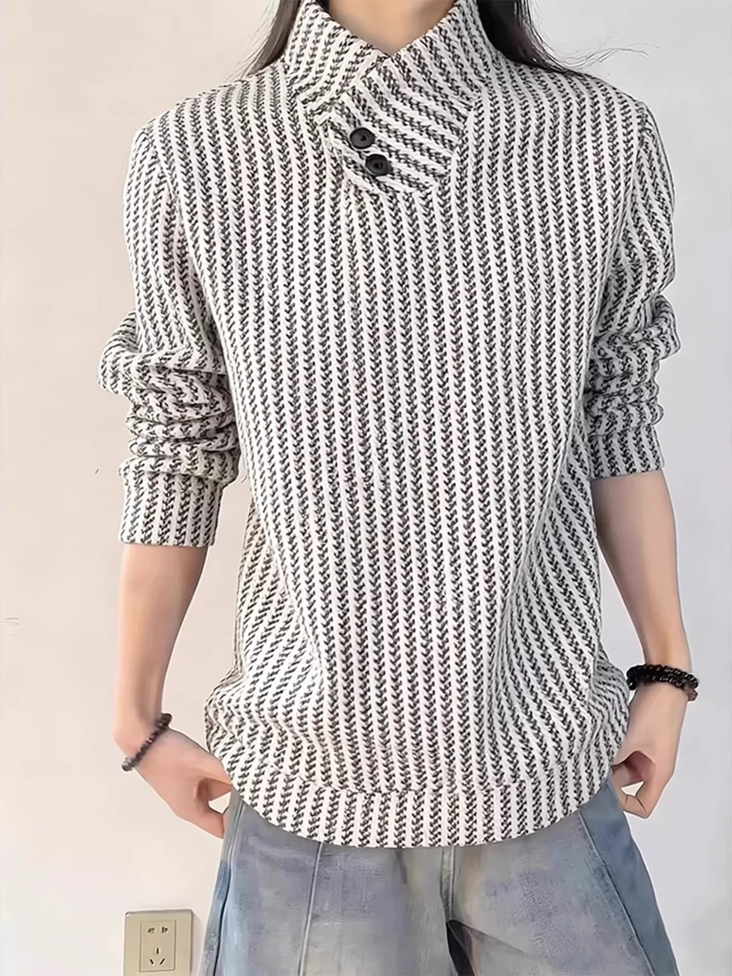 

Men's Fibone Pattern Long Sve Hoodie Winter Thiened Zipper Closure Comfortable Casual Faion Urban Sle Inner irt