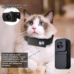 Cat camera collar video and audio 1080P Night Vision Body Camera Recording Sports Action Pet Cameras Dog camera toy