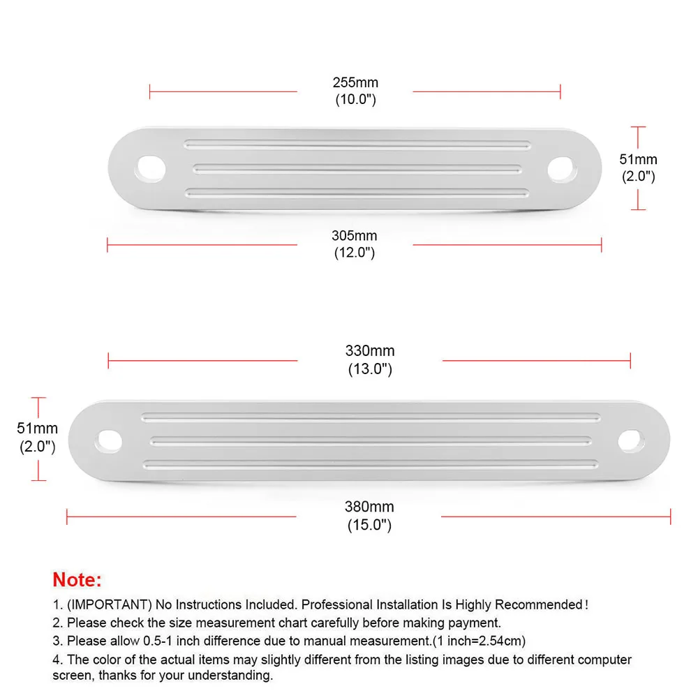 TML TSP-1 e TSP-2DP piastra di supporto per traversa marina adatta al modello di bullone superiore del fuoribordo, modello di foro per bullone da 12 "X 2", 10"