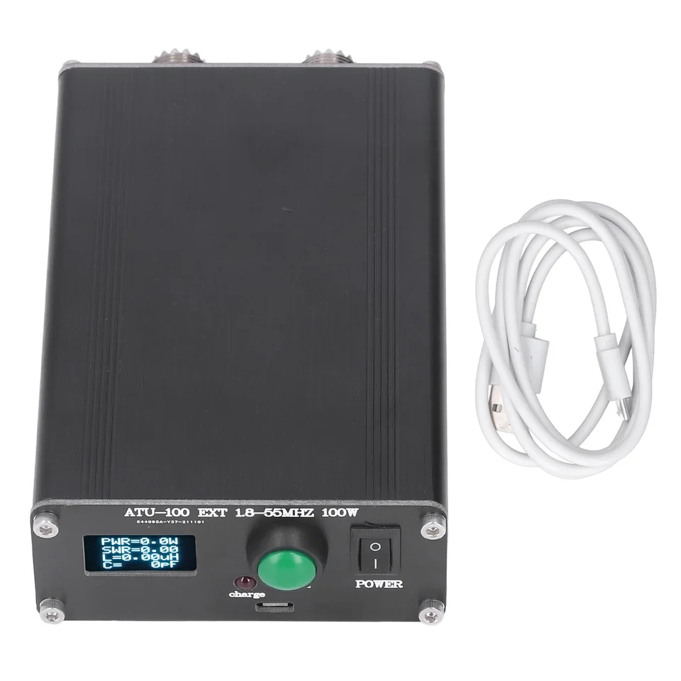 ATU‑100 アンテナチューナー ミニ自動無線機器用 1.8~55MHz 0.96IN